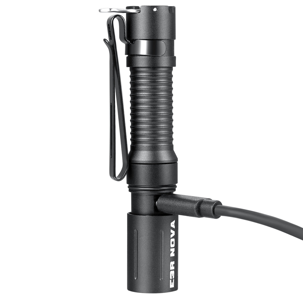 PowerTac E3R Nova Rechargeable Flashlight — 820 Lumens
