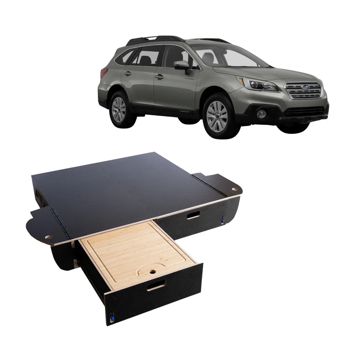 Outback | Dual Drawer Storage System & Bed Platform | 5th and 6th Gen Subaru