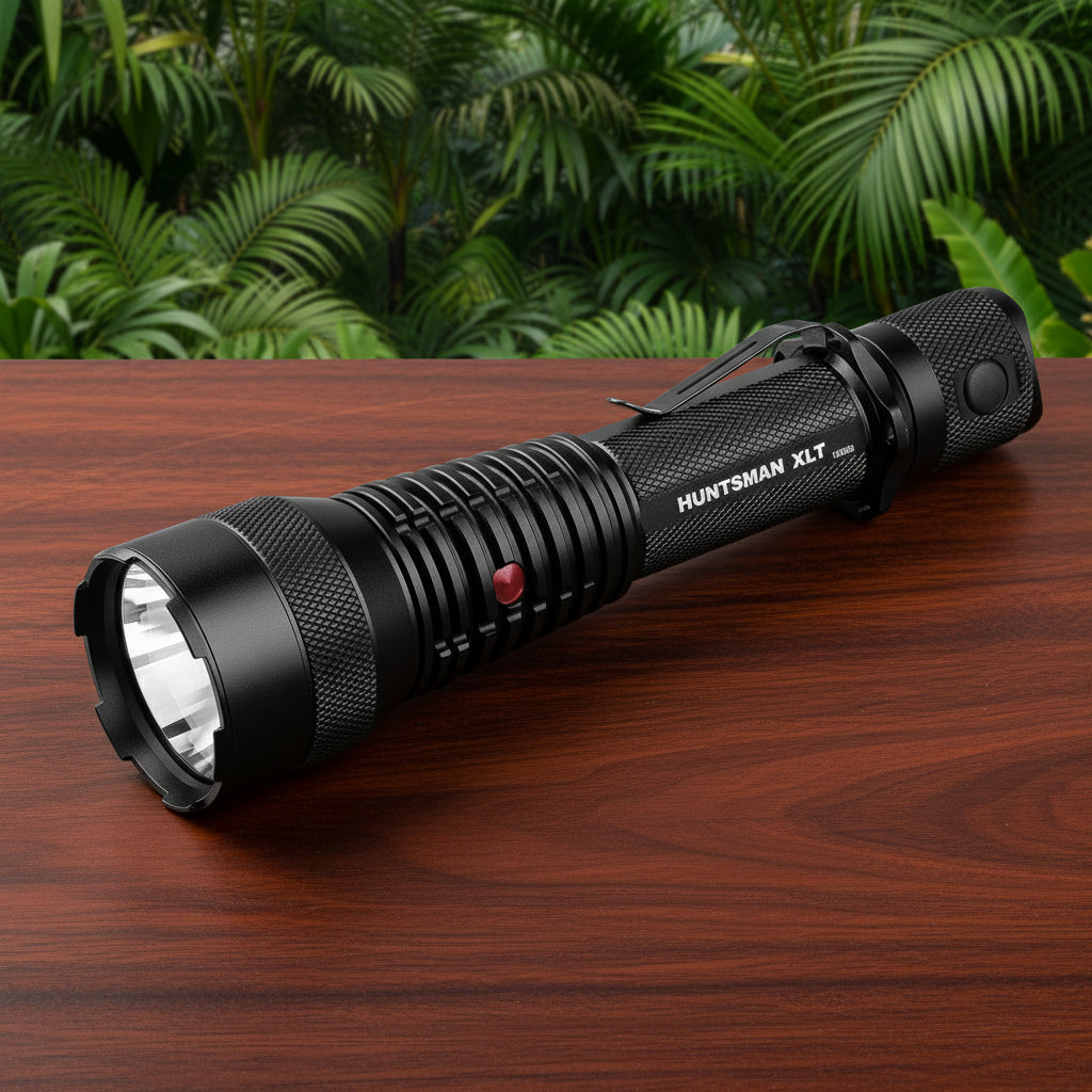 PowerTac Huntsman XLT Long-Throw Flashlight — 1,250 Lumens