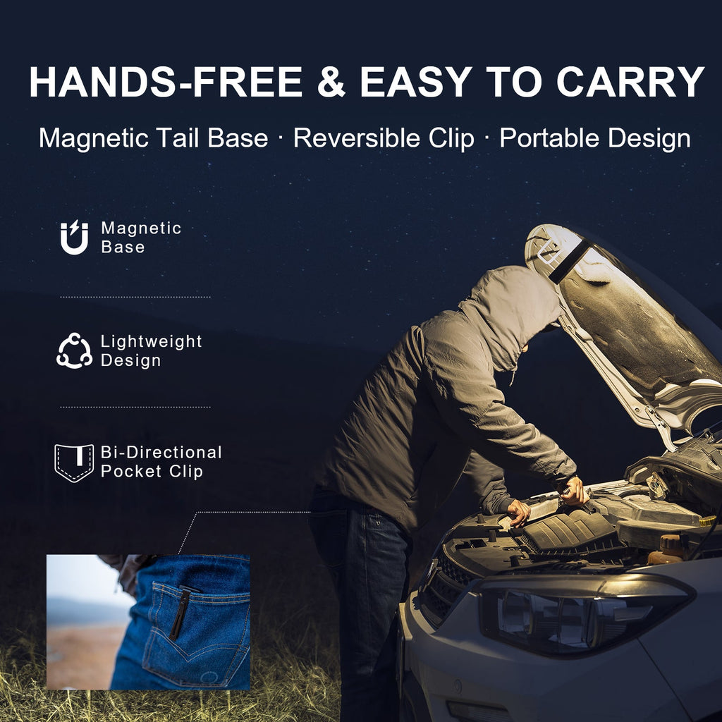 PowerTac QUAD 4-in-1 Rechargeable Flashlight — 2,000 Lumens