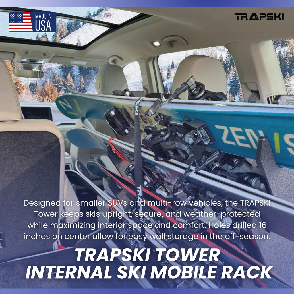 TRAPSKI Tower Interior Ski Rack
