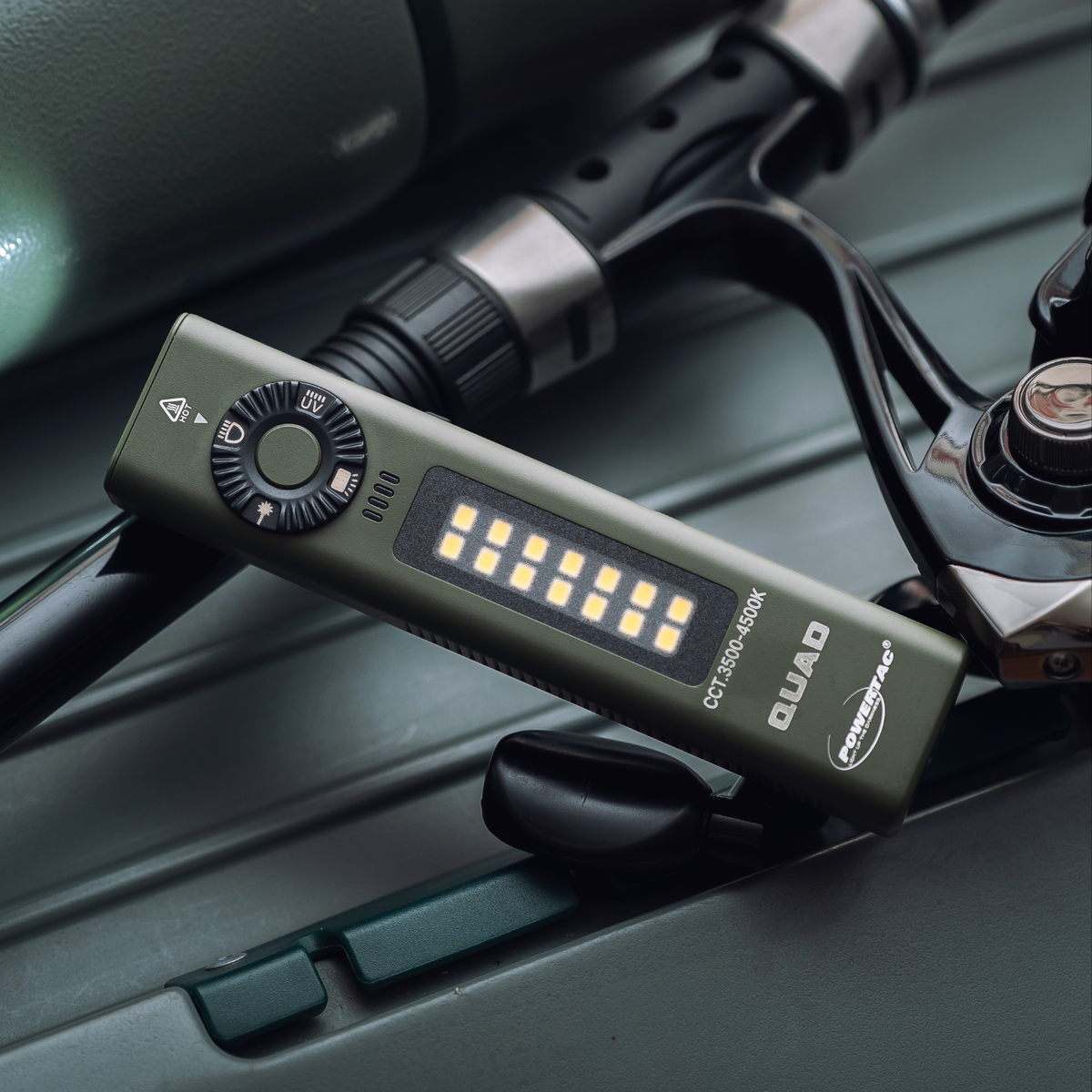 PowerTac QUAD 4-in-1 Rechargeable Flashlight — 2,000 Lumens