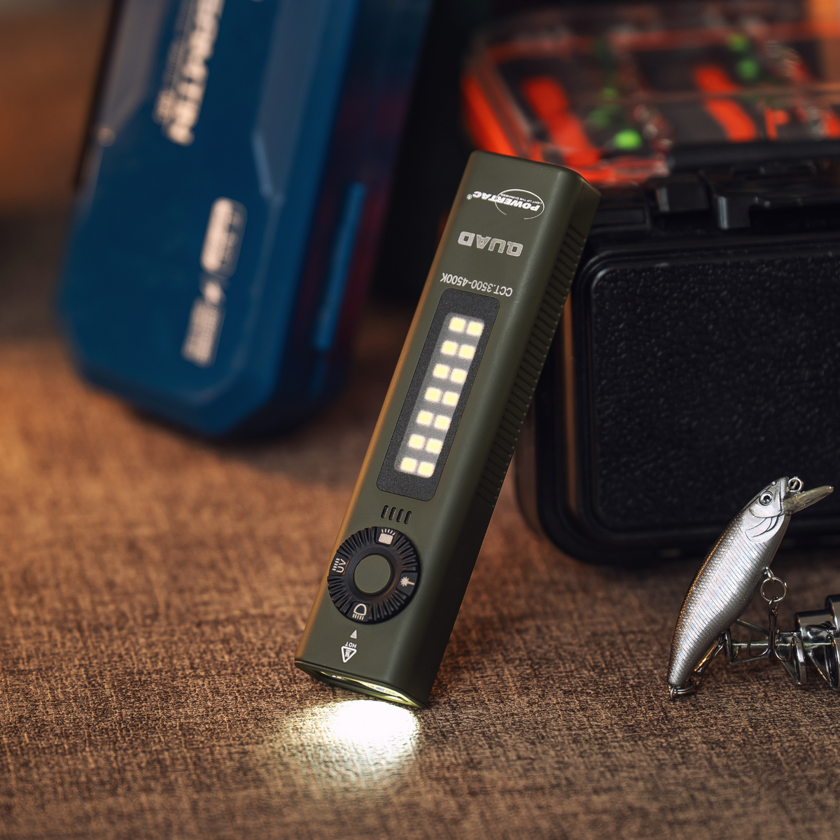 PowerTac QUAD 4-in-1 Rechargeable Flashlight — 2,000 Lumens