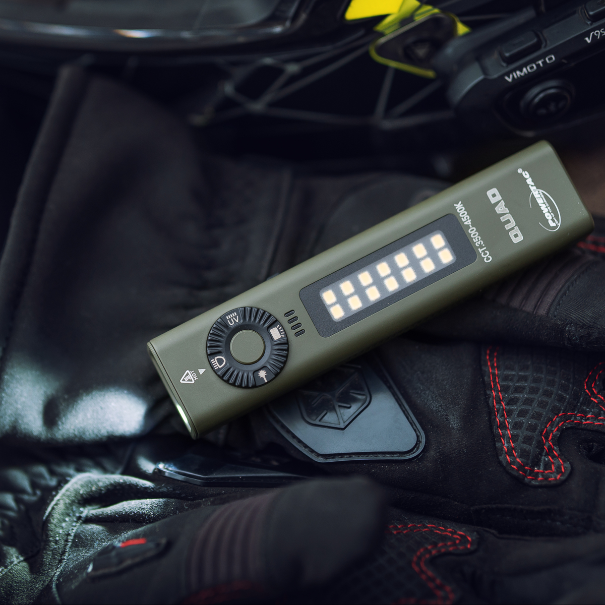 PowerTac QUAD 4-in-1 Rechargeable Flashlight — 2,000 Lumens