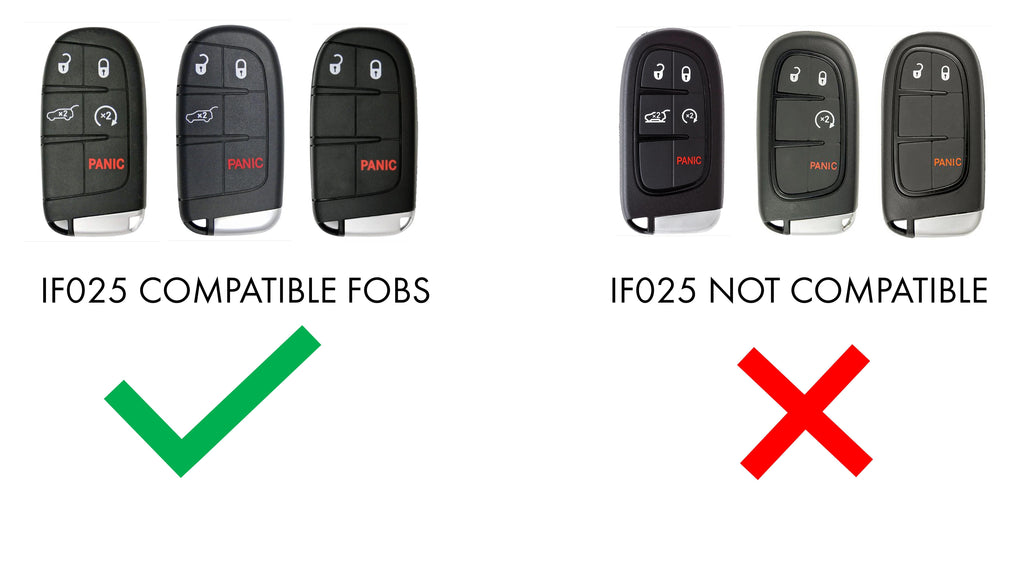 Injection Fob IF025 (Jeep Smart) — Black
