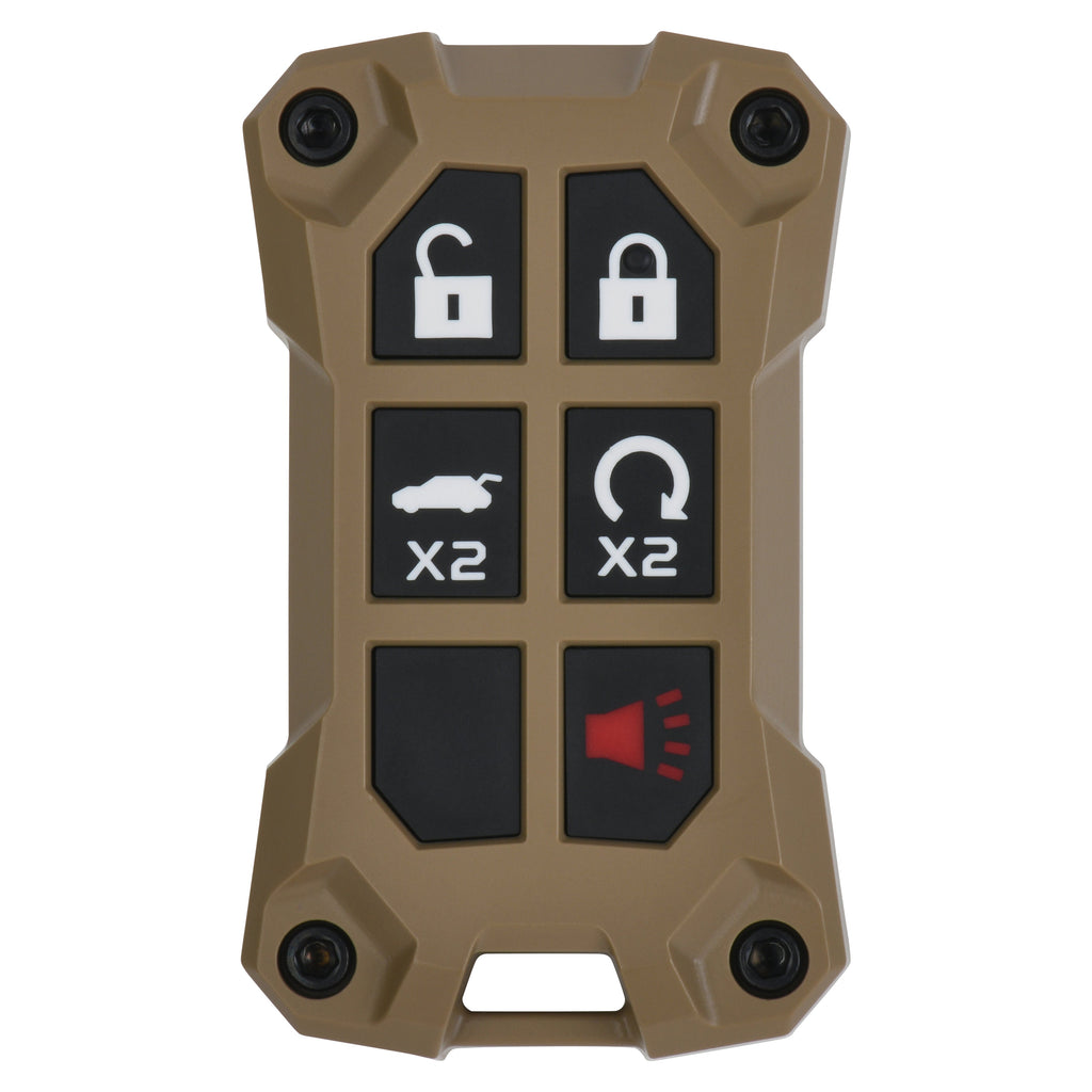 Injection Fob IF026 (Jeep Smart) — Tan