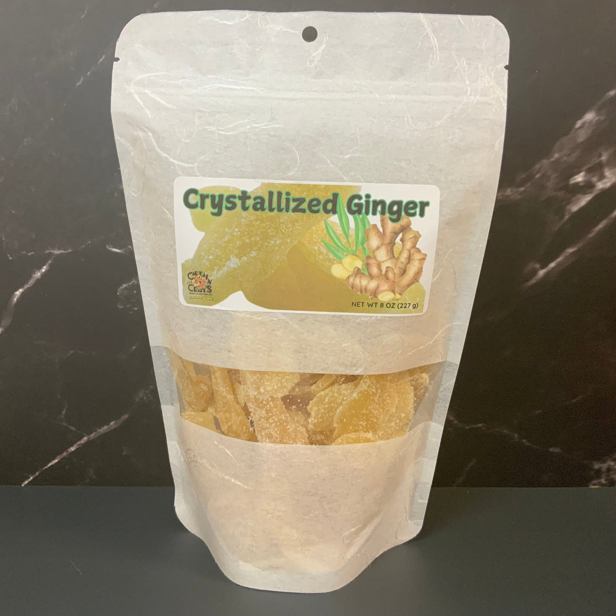 Crystallized Ginger Slices by Captain Crazy's Nuts and Fine Snacks
