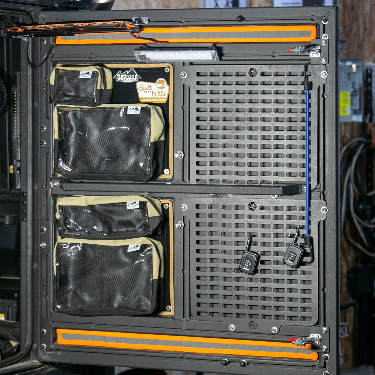 RiPouch™ Alu-Cab Rear Door Storage System by Flatirons Overland