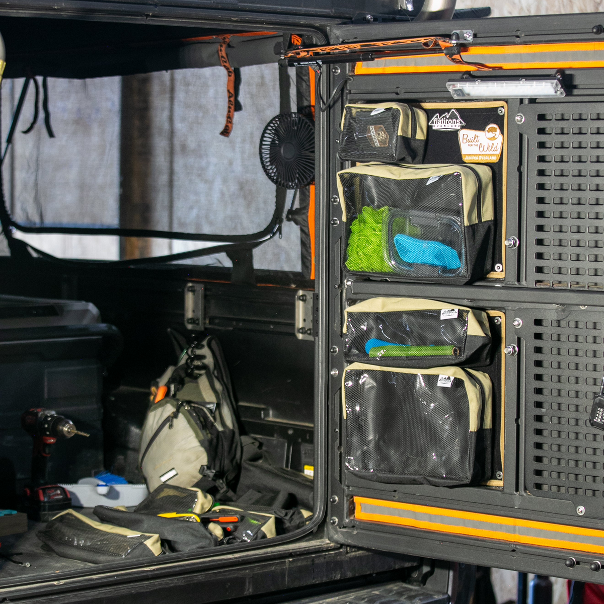 RiPouch™ Alu-Cab Rear Door Organizer