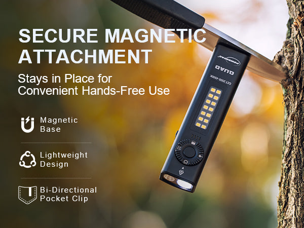 PowerTac QUAD 4-in-1 Rechargeable Flashlight — 2,000 Lumens