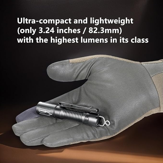 PowerTac E3R Nova Rechargeable Flashlight — 820 Lumens