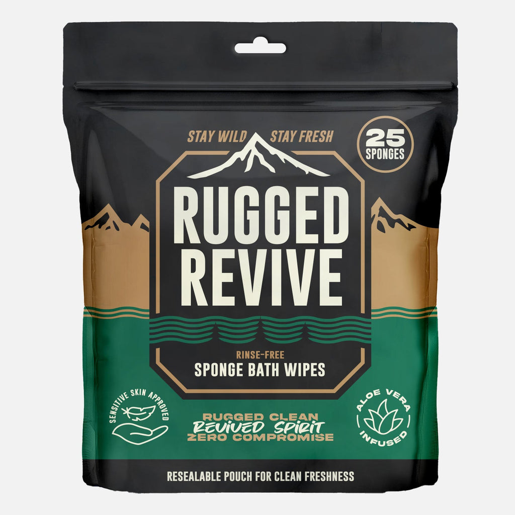 Rinse-Free Bath Sponge by Rugged Revive Dealers