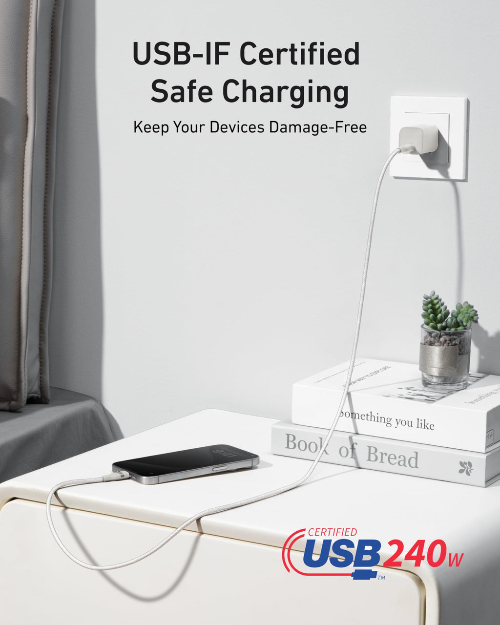 Anker Braided USB-C Charging Cable — 240W