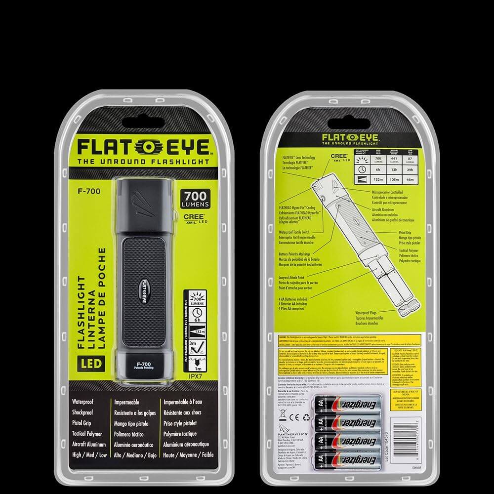 FLATEYE™ F-700 LED Flashlight - 700 Lumens