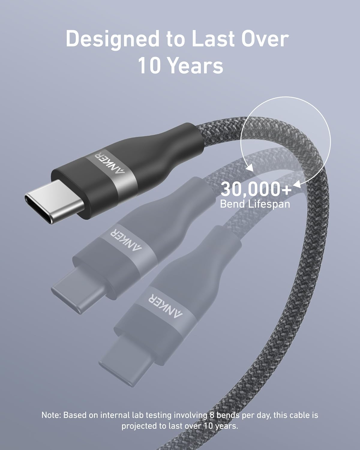 Anker Braided USB-C Charging Cable — 240W