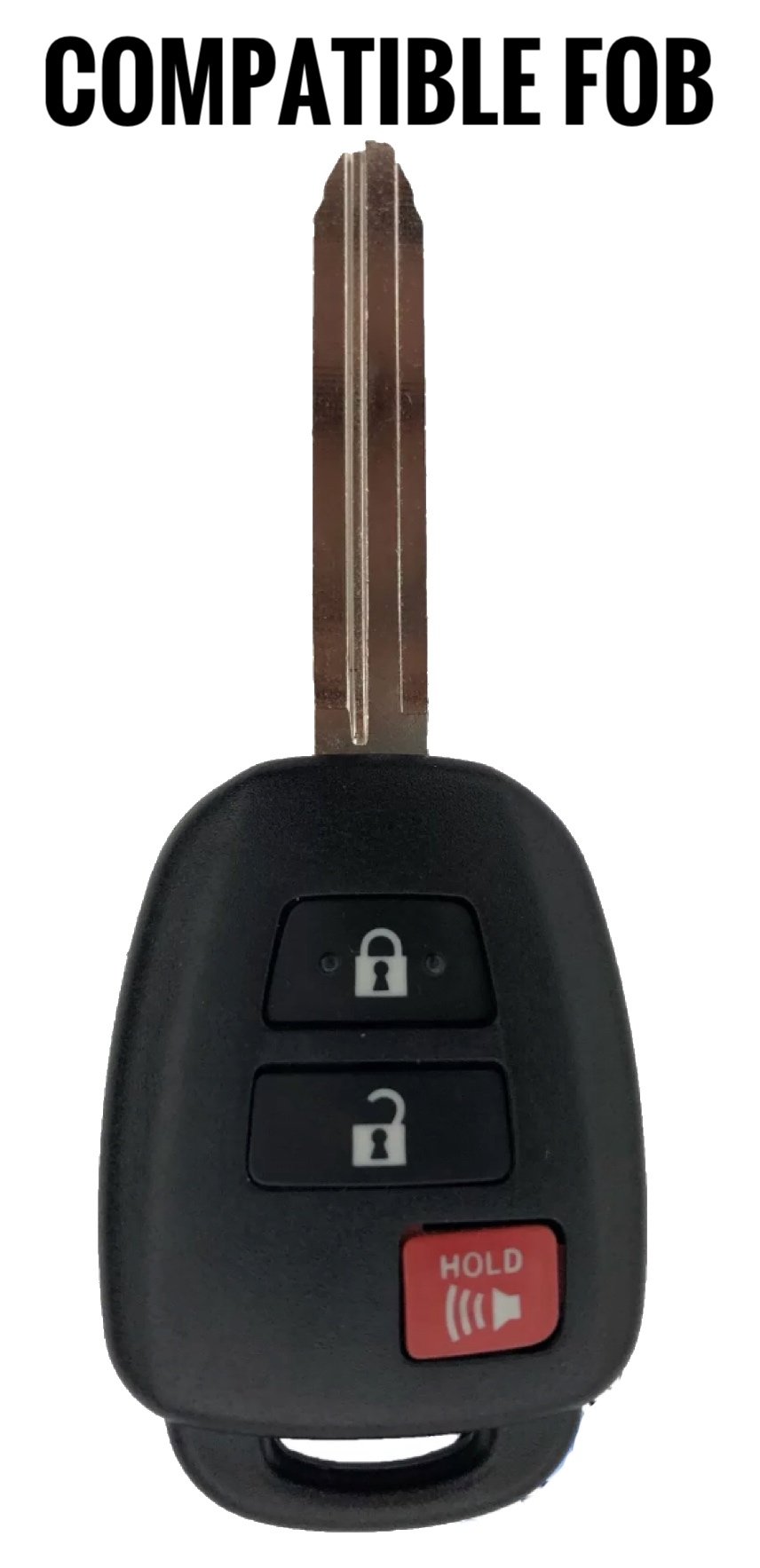 Injection Fob IF009 (2018-2019 Tundra / 2016-2023 Tacoma Manual/SR5) — Black