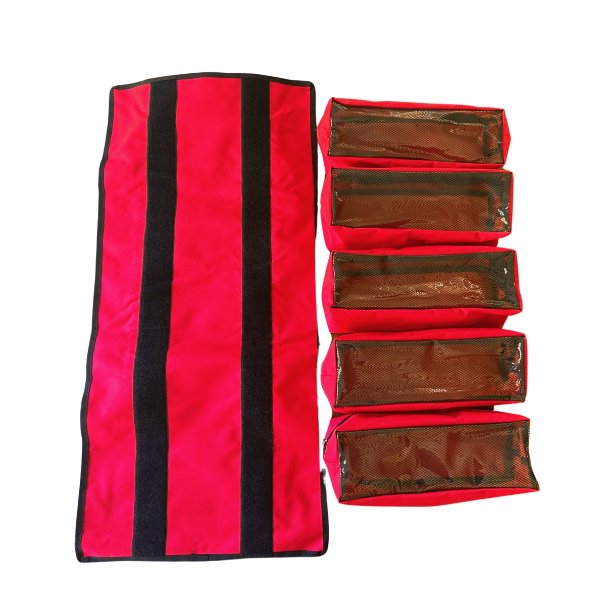 Canvas Tool Organizer Bag with 5 Removable Pouches