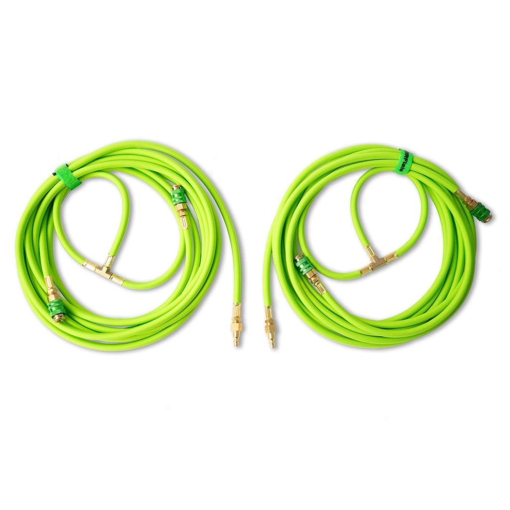 MORRFlate Braided Air Hub Mega Hoses (4-6 Tire, 200" wheelbase) by morrflate-shop