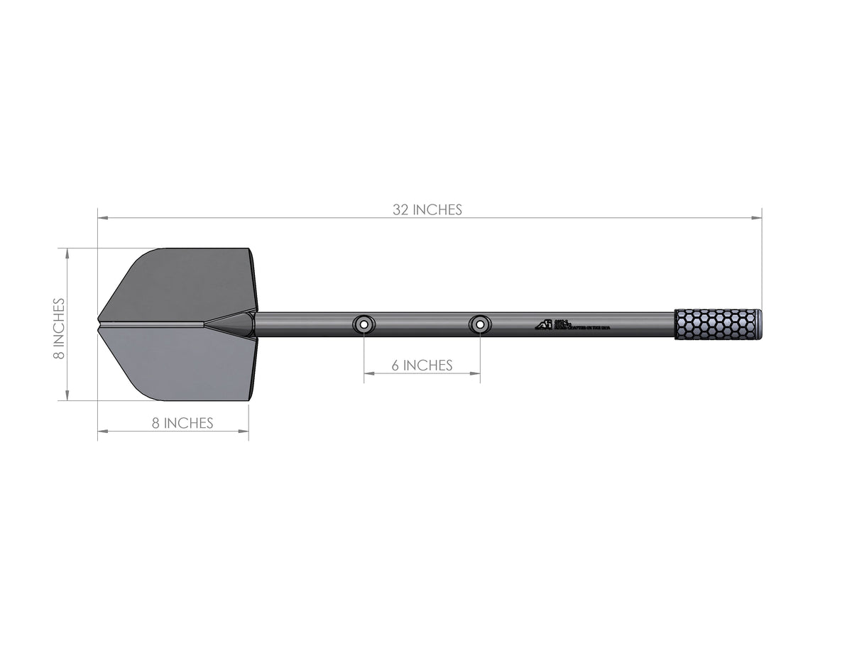 Agency 6™ LONG SHOVEL - Orange