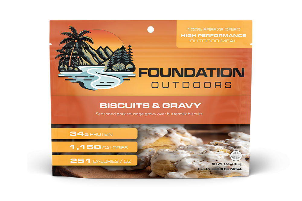 Biscuits & Gravy Meal by FOUNDATION Outdoors