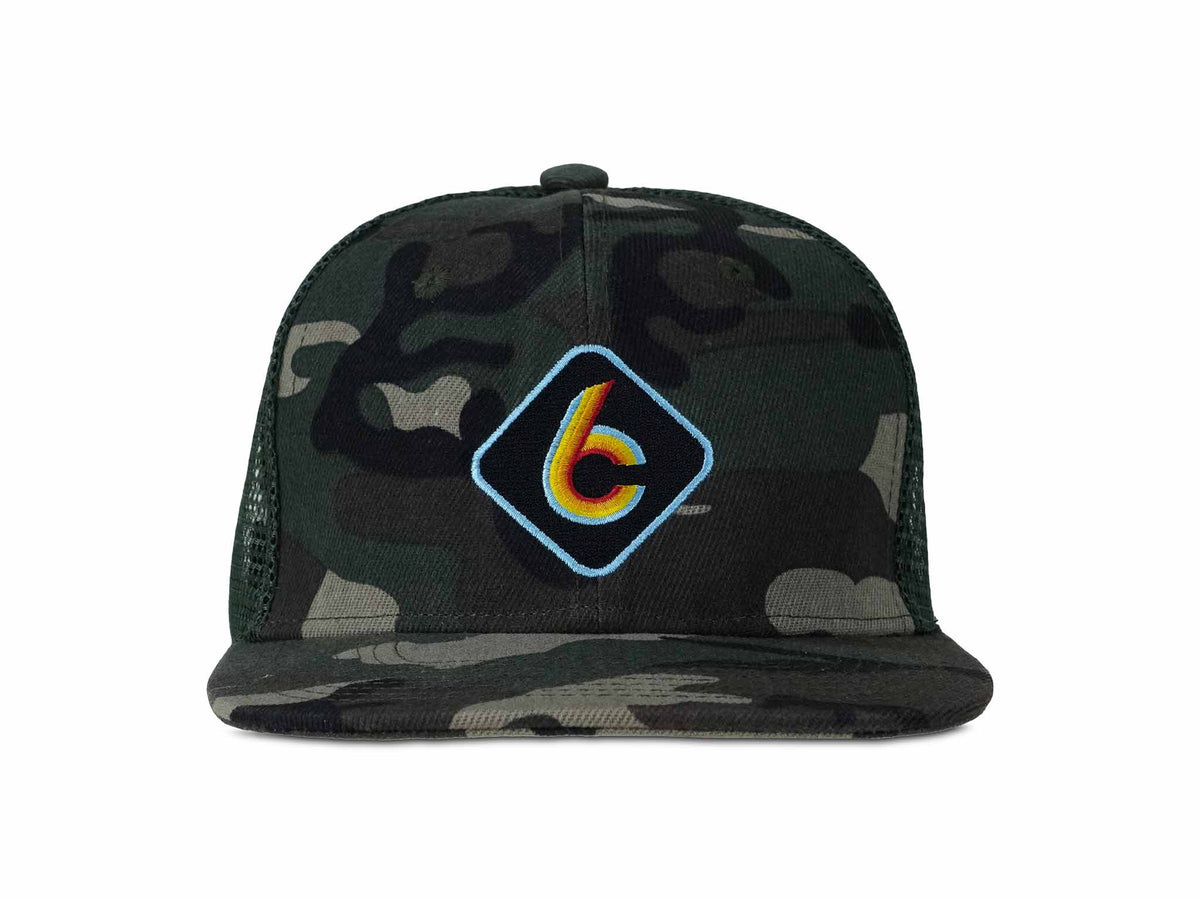 C6 Outdoor Camo Flat Deck Cap