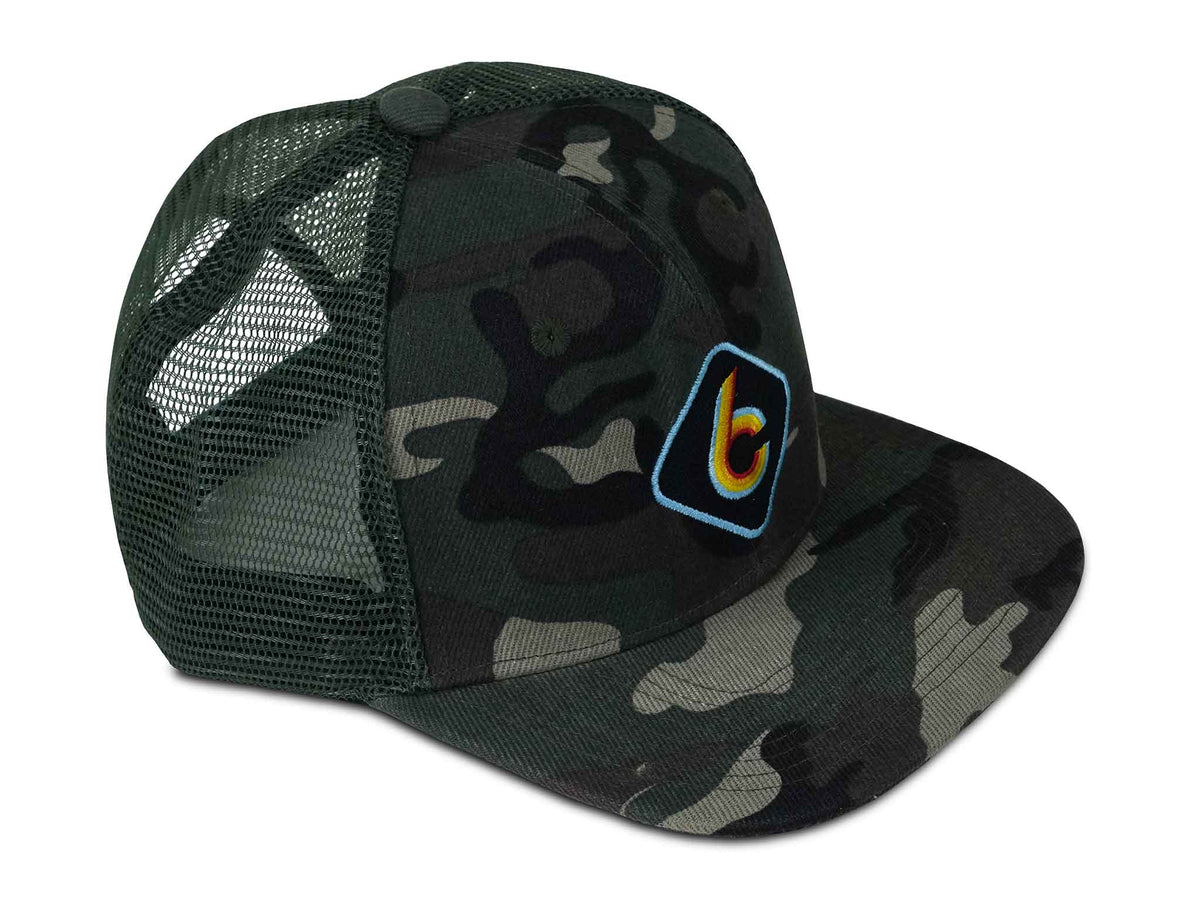 C6 Outdoor Camo Flat Deck Cap