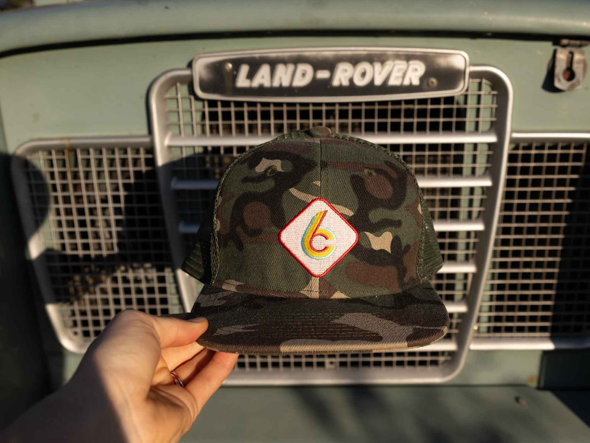 C6 Outdoor Camo Flat Deck Cap