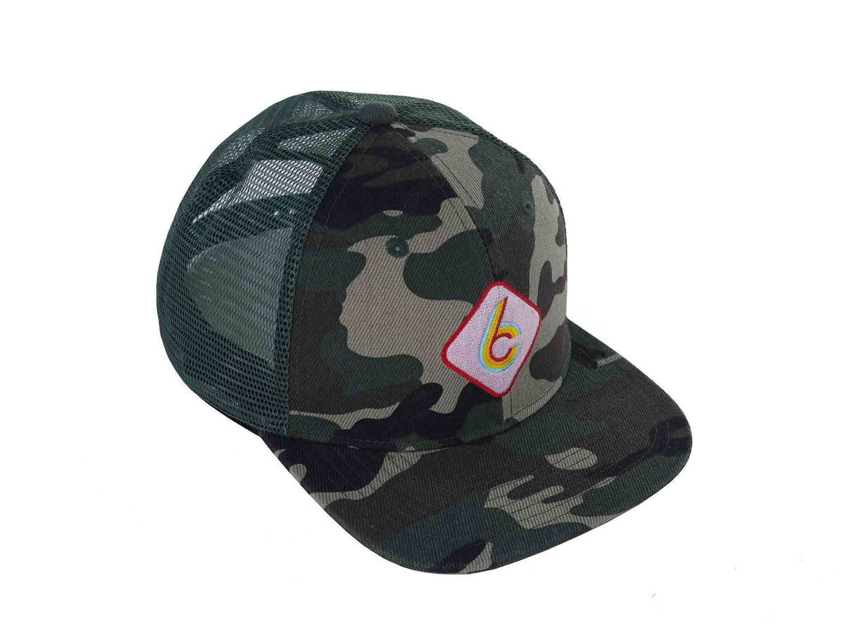 C6 Outdoor Camo Flat Deck Cap