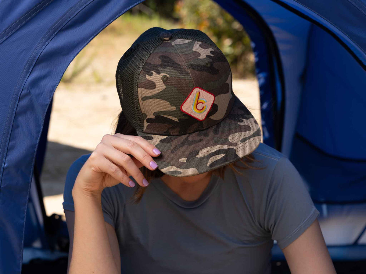 C6 Outdoor Camo Flat Deck Cap