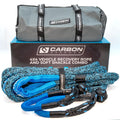 4x4 Vehicle Recovery Rope and Soft Shackle Combo by Carbon Offroad USA