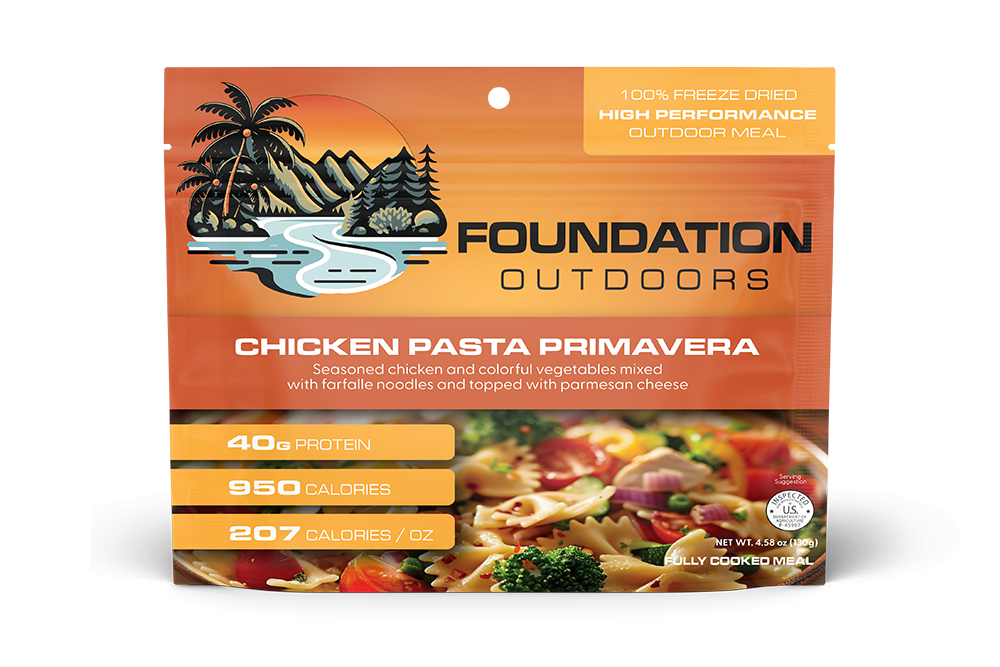Chicken Pasta Primavera Meal by FOUNDATION Outdoors