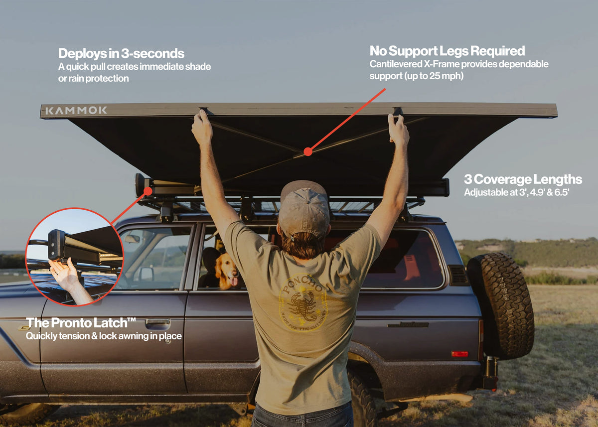 Kammok Crosswing Vehicle Awning