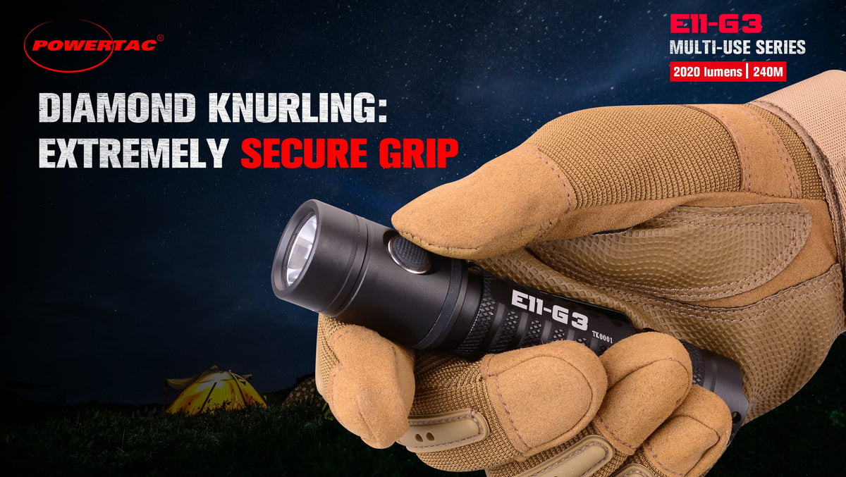 PowerTac E11 GEN3 Rechargeable EDC Flashlight — 2,020 Lumens