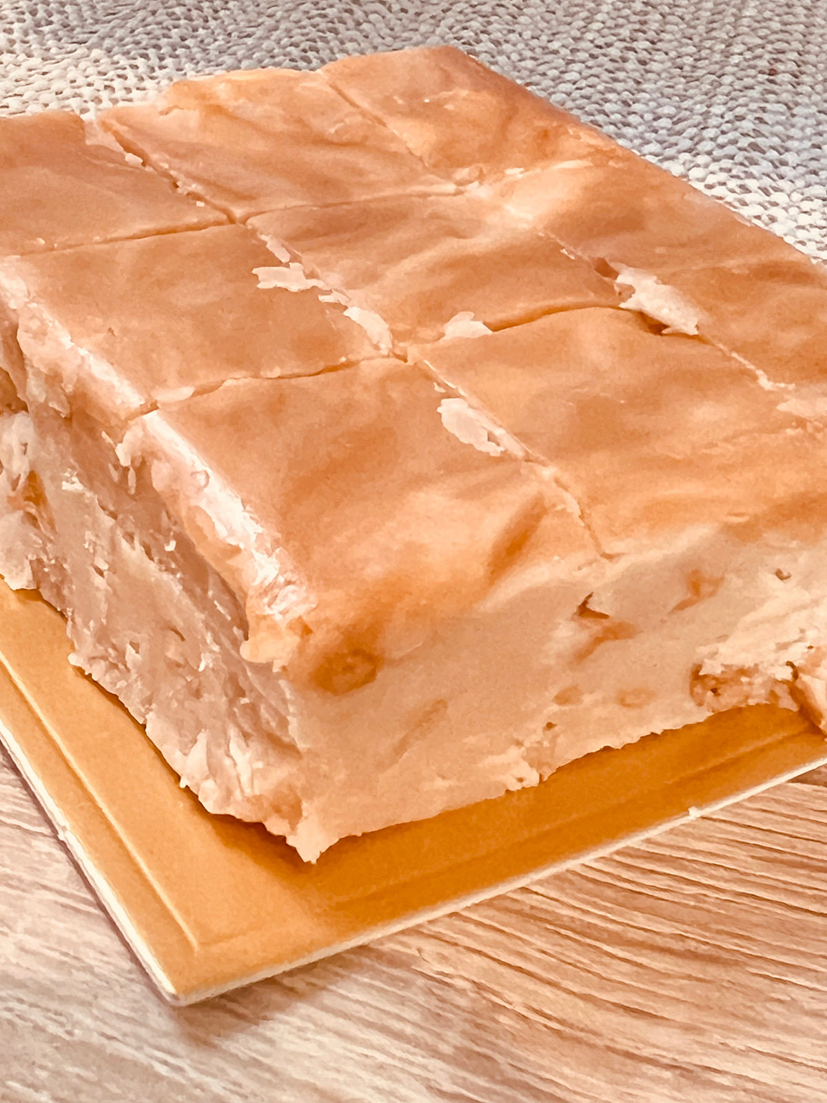 Caramel Apple Fudge with Real Apples