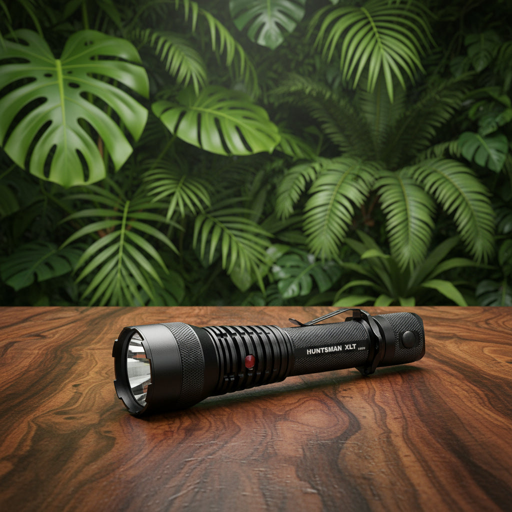 PowerTac Huntsman XLT Long-Throw Flashlight — 1,250 Lumens