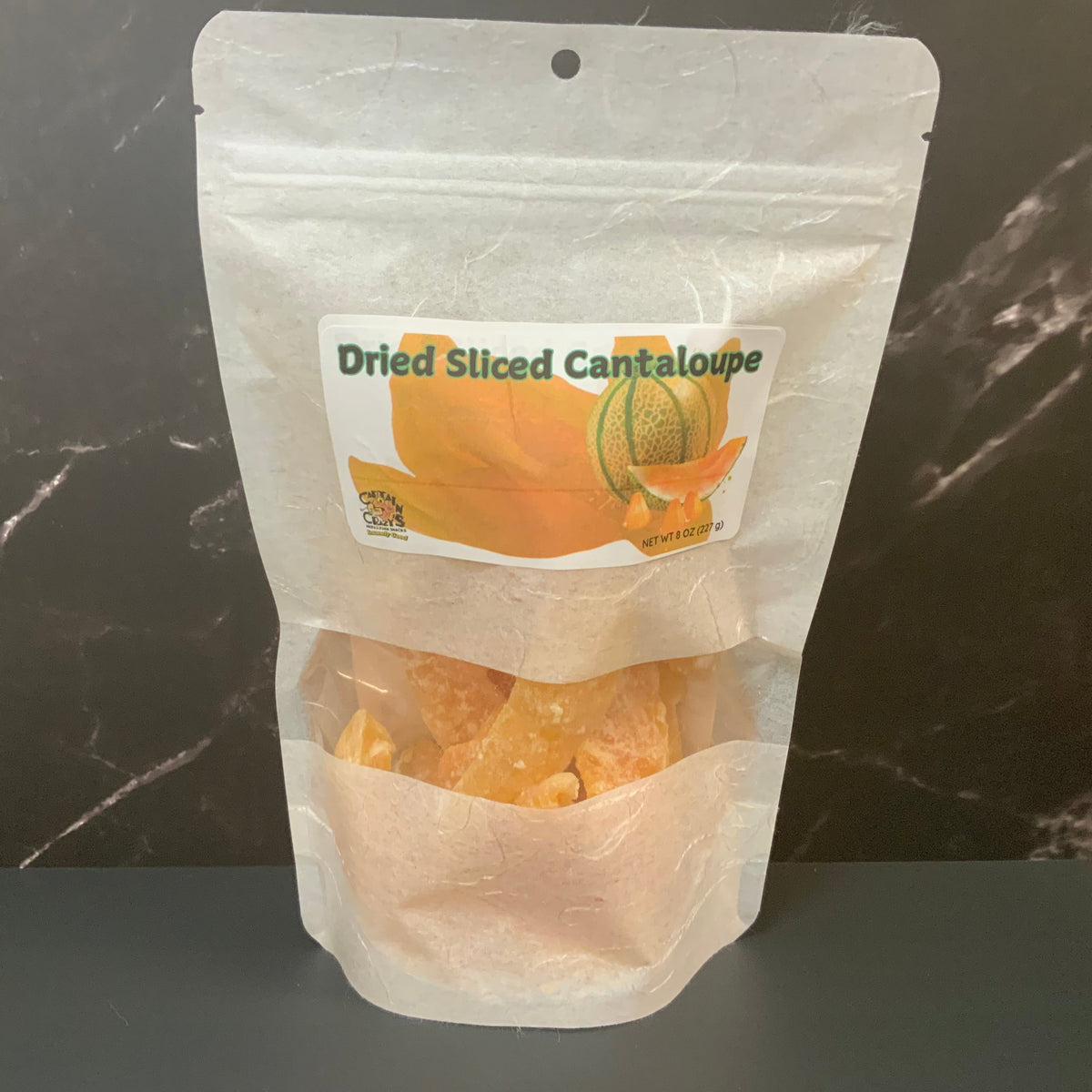 Dried Cantaloupe Slices by Captain Crazy's Nuts and Fine Snacks