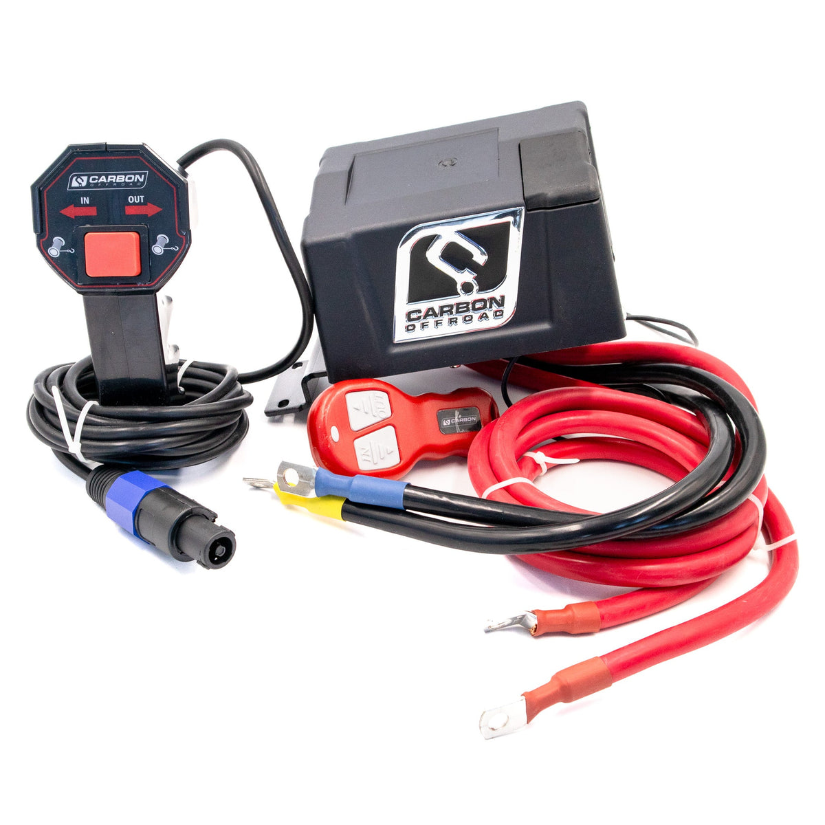 12 Volt Winch Control Box V2 - Complete with wireless controller by Carbon Offroad USA