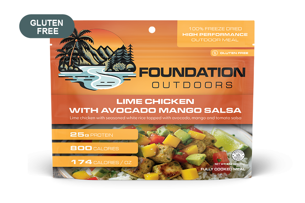 Lime Chicken with Avocado, Mango Salsa Meal by FOUNDATION Outdoors
