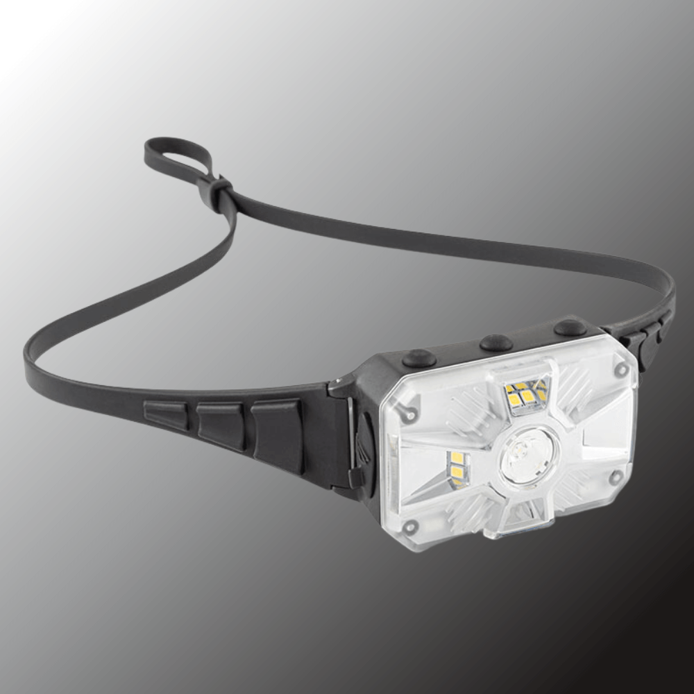 Adaptev Headlamp - Inertial Gyroscope LED Rechargeable Smart Head Lamp by Panther Vision Store