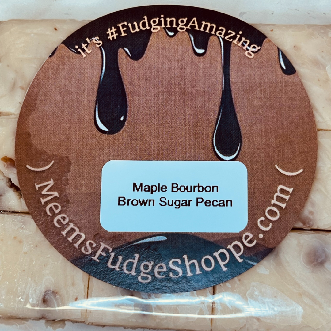 Maple Bourbon Brown Sugar Pecan Fudge
