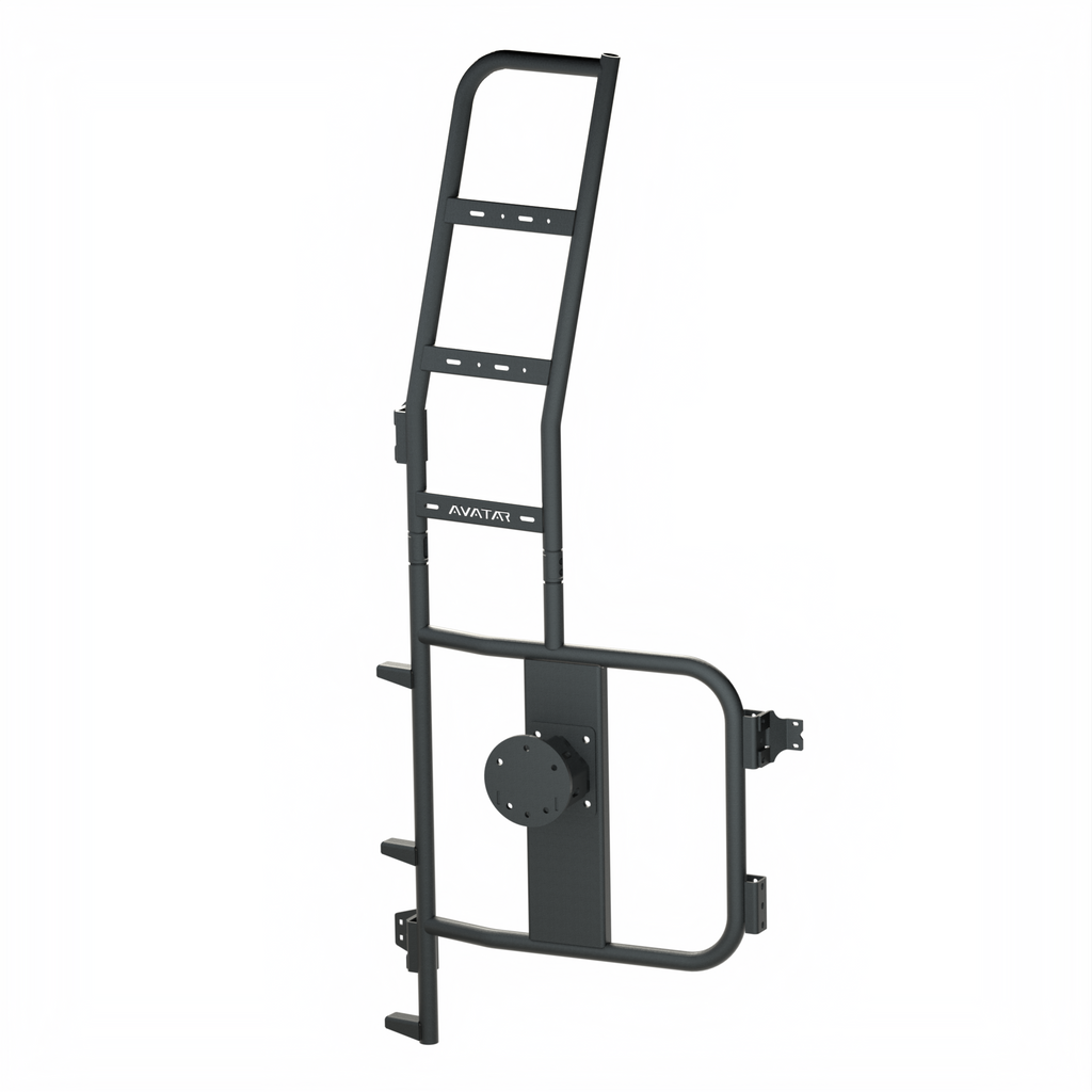 Avatar Van Rear Ladder Tire Carrier by avatar offroad