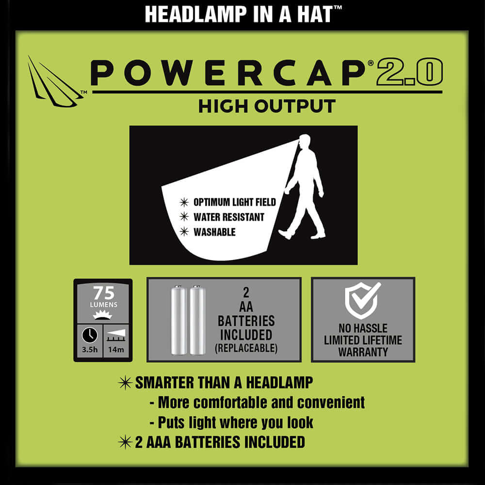 POWERCAP 2.0 Mike Iaconelli Pro Series LED Headlamp Beanie
