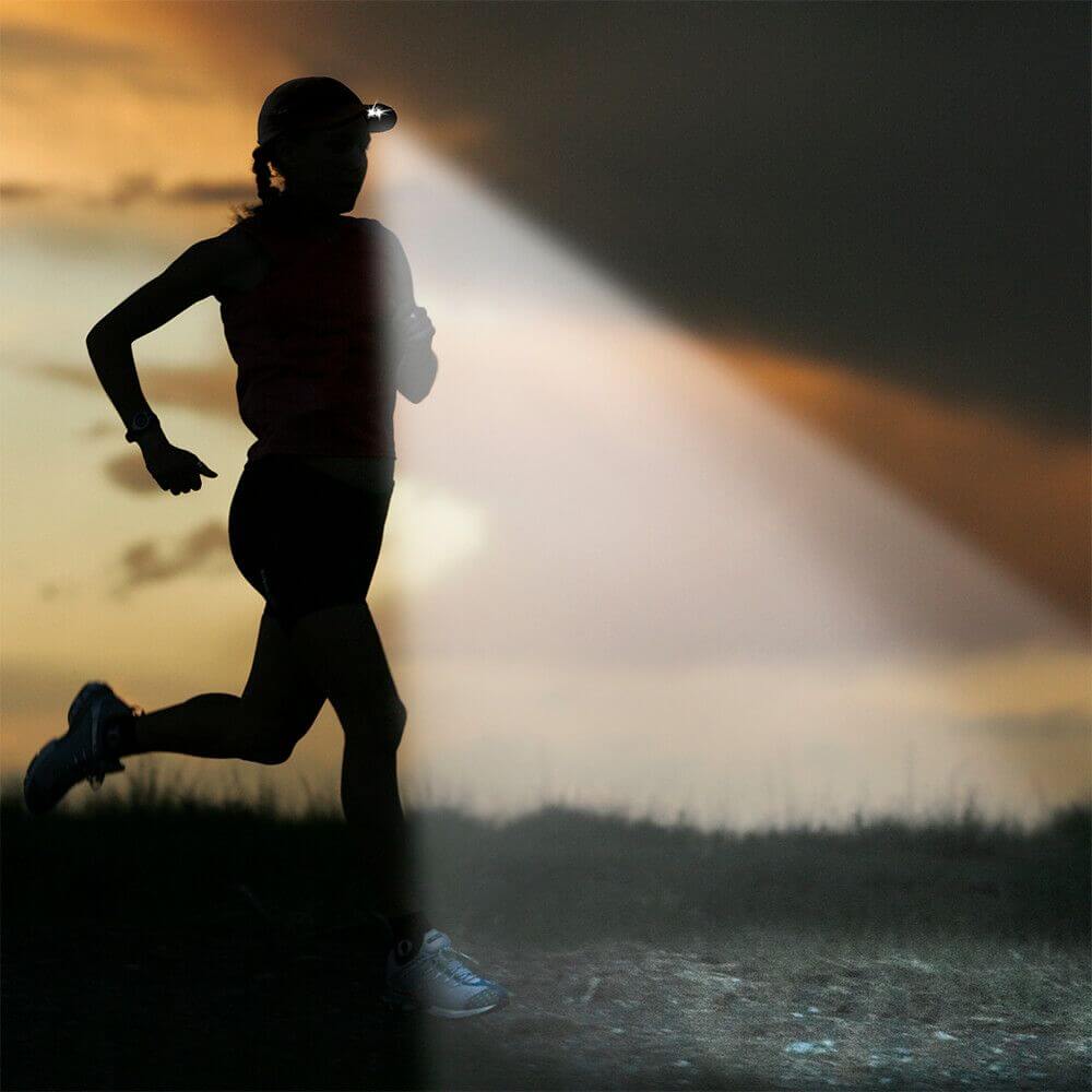 POWERCAP 25/75 Women's LED Running Hat - 7 Panel