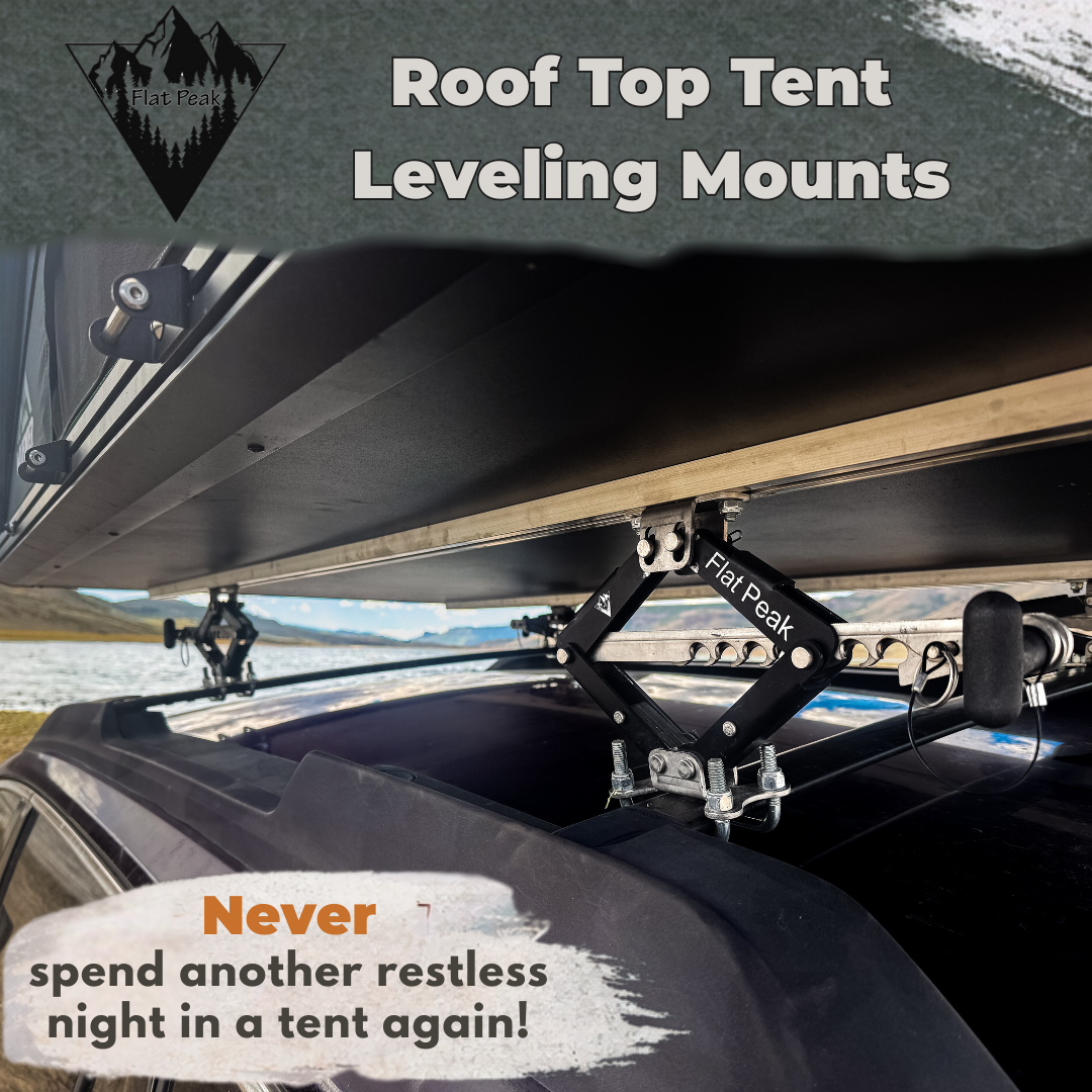 Roof Top Tent Leveling Mounts Version 1.5 by Flat Peak
