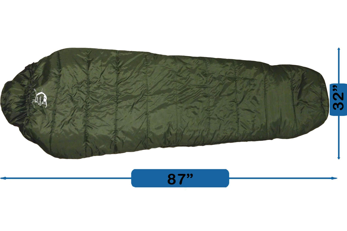 River Country Camp Sleep Set — Sleeping Bag, Pad & Pillow