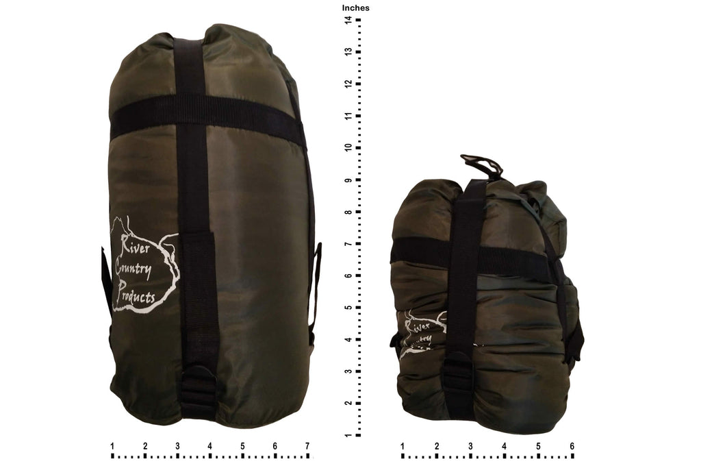 River Country Camp Sleep Set — Sleeping Bag, Pad & Pillow