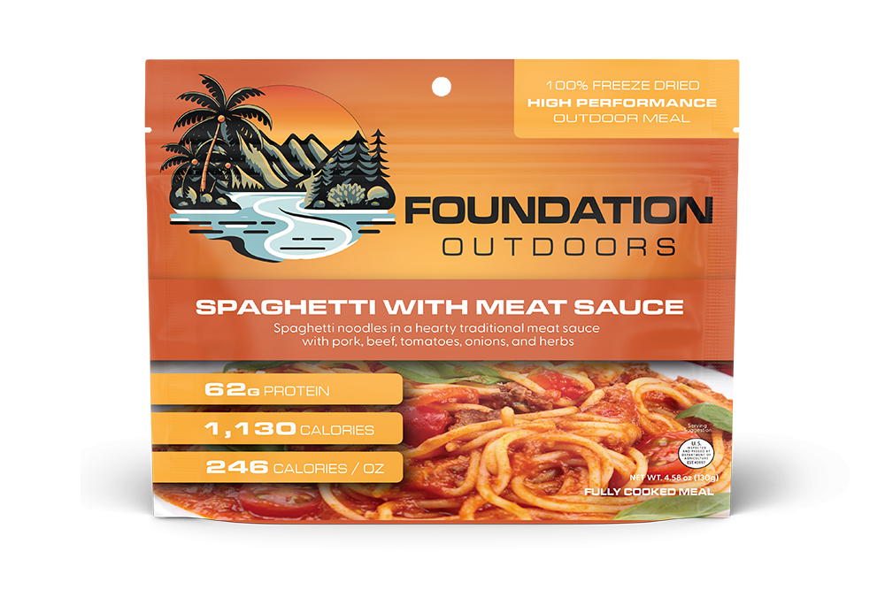 Spaghetti with Meat Sauce Meal by FOUNDATION Outdoors