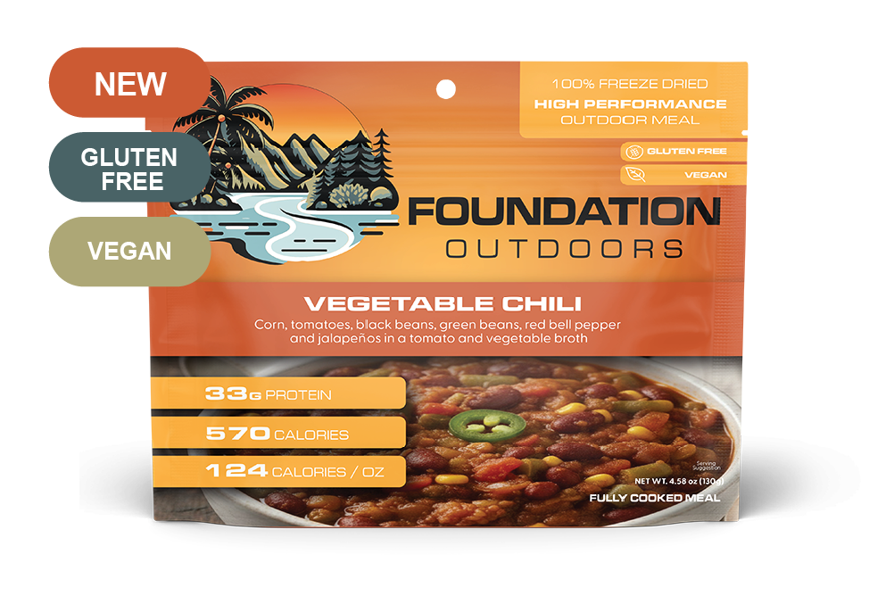 Vegan Vegetable Chili Meal by FOUNDATION Outdoors