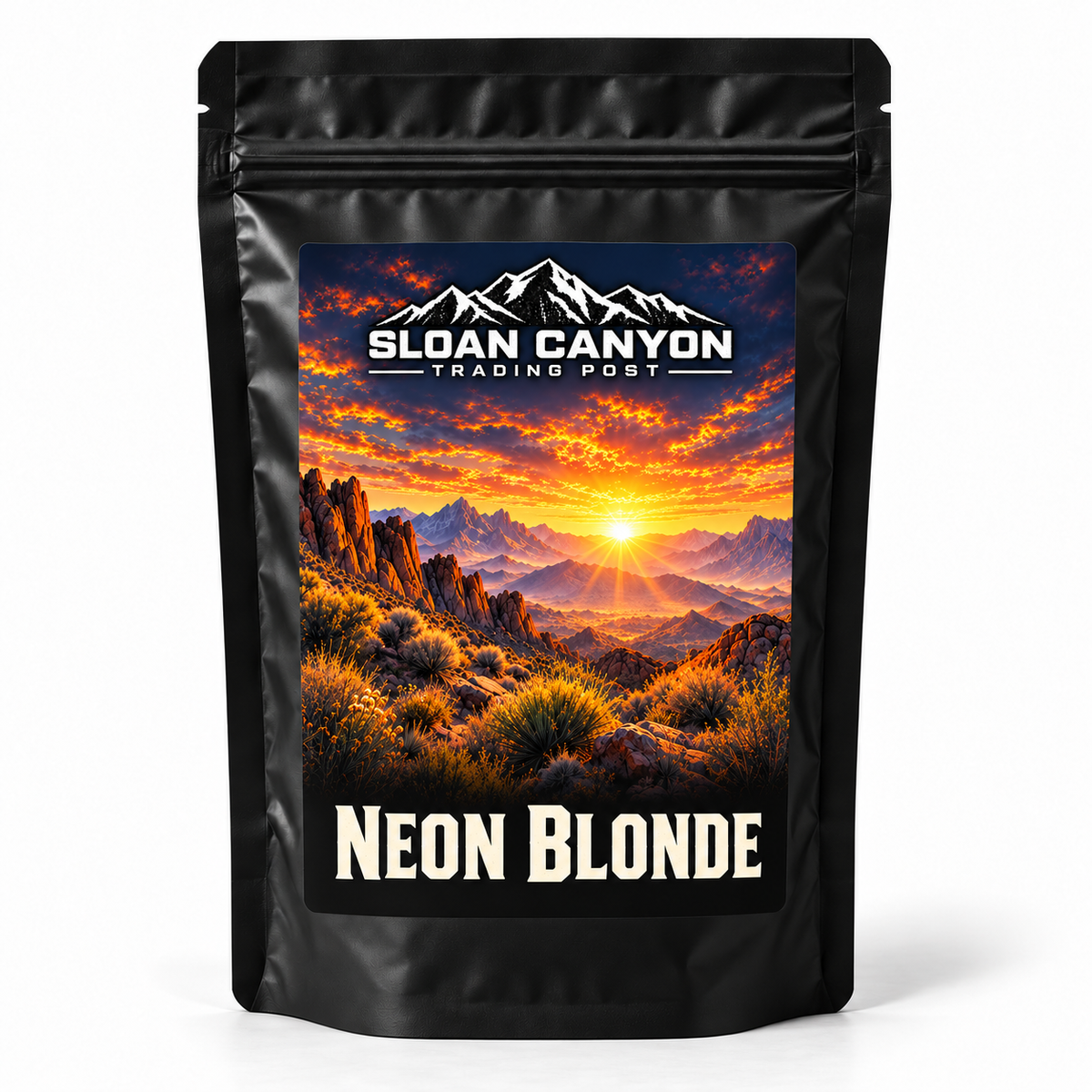 Neon Blonde coffee bag