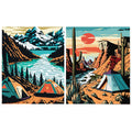 Reversible Packable Blanket + Poncho- Campout
